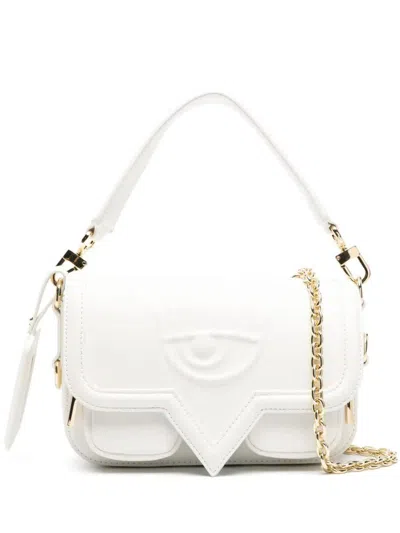 Chiara Ferragni Eyelike Multi-pocket Tote Bag In White