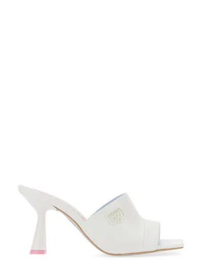 Chiara Ferragni Eyelike Sandal In White