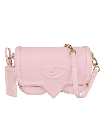 Chiara Ferragni Eyelike Shoulder Bag In Pink