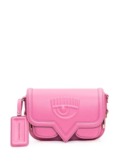 Chiara Ferragni Eyelike Top Handle Bag In Pink