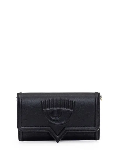 Chiara Ferragni Eyelike Wallet In Black