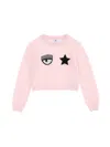 Chiara Ferragni Eyestar Pullover In Shirinking Violet