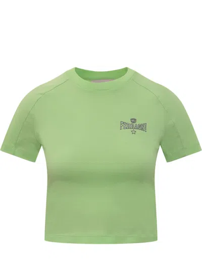 Chiara Ferragni Ferragni 602 T-shirt In Green