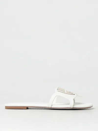 Chiara Ferragni Flat Sandals  Woman Color White