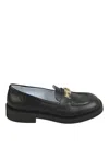 Chiara Ferragni Woman Loafers Black Size 8 Leather In Black