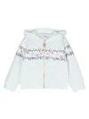 Chiara Ferragni Floral-print Track Jacket In Blue