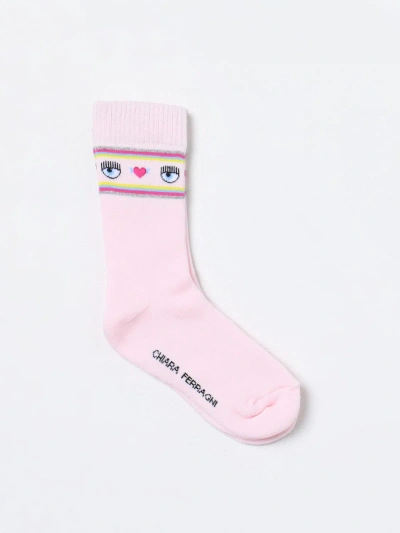 Chiara Ferragni Girls' Socks  Kids Colour Pink