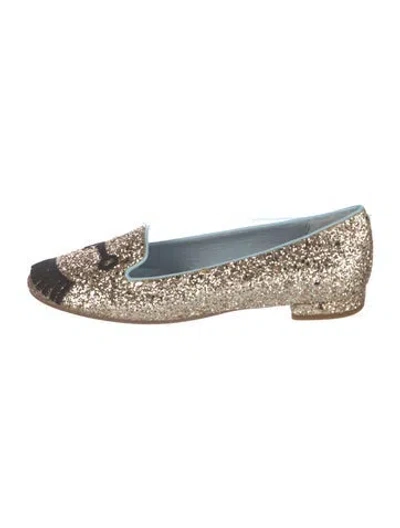 Pre-owned Chiara Ferragni Glitter Loafers
