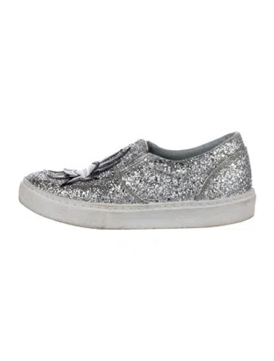 Pre-owned Chiara Ferragni Glitter Oxfords