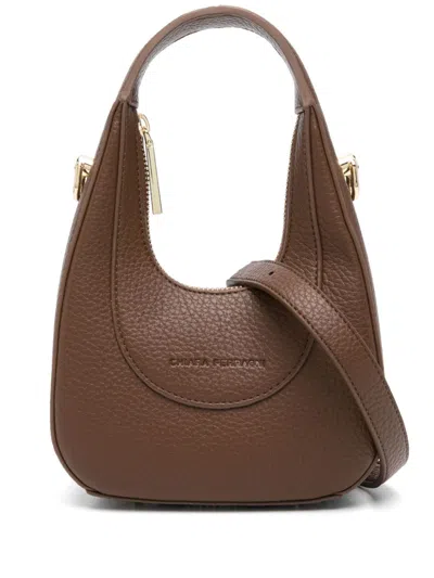 Chiara Ferragni Golden Eye Star Mini Bag In Brown