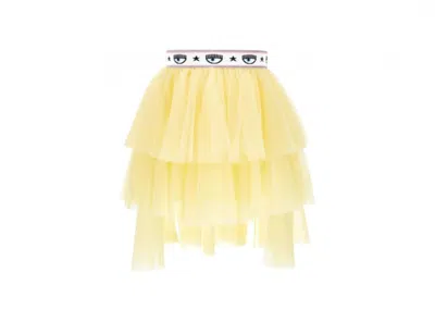 Chiara Ferragni Kids' Gonna Bambina  51a700_t9945 In Yellow