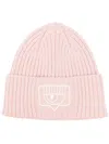 Chiara Ferragni Beanie Maxi Eyelike Embroidery Hat Accessories In Multicolor