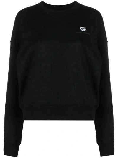 Chiara Ferragni Hoodie In Black