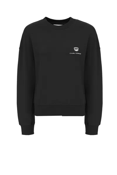 Chiara Ferragni Sweatshirt  Damen Farbe Schwarz In Black