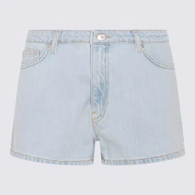 CHIARA FERRAGNI CHIARA FERRAGNI INDIGO DENIM SHORTS