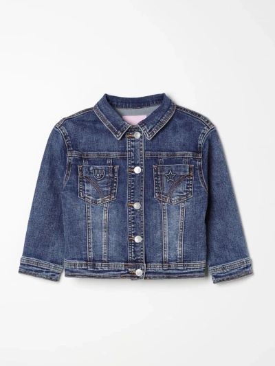 Chiara Ferragni Jacket  Kids Color Denim