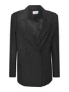 Chiara Ferragni Chic Mini Jacket For Women In Black