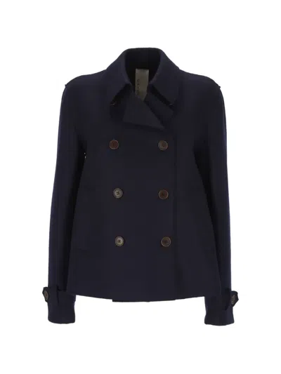 Chiara Ferragni Juliette Double-breasted Coat In Blue