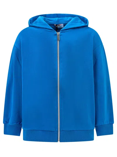 Chiara Ferragni Kids Mini Hoodie Sweatshirt For Kids In Azzurro