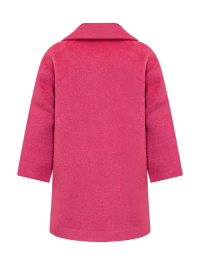 Chiara Ferragni Kids Mini Stylish Jacket For Kids In Fuchsia Red