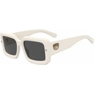 Chiara Ferragni Ladies' Sunglasses  Cf 7022_s Gbby2 In White