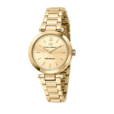 Chiara Ferragni Ladies' Watch  R1953103504 ( 34 Mm) Gbby2 In Gold