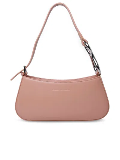 Chiara Ferragni Logo Debossed Zipped Shoulder Bag In Pink