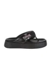 CHIARA FERRAGNI CHIARA FERRAGNI LOGO DETAILED PLATFORM FLIP FLOPS