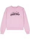 Chiara Ferragni Logo-embroidered Butterfly-print Sweatshirt In 紫色