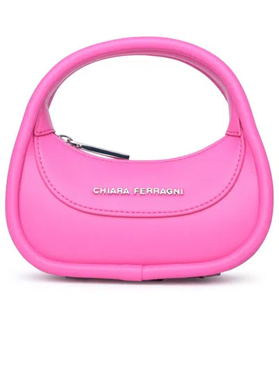 Chiara Ferragni Logo Lettering Top Handle Bag In Pink