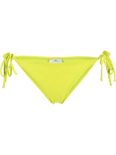 Chiara Ferragni Logo-patch Bikini Bottoms In Green