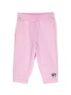 Chiara Ferragni Logo-patches Tracksuit Bottoms In Pink