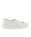 Chiara Ferragni Logo Round-headed Casual Sports Shoes In White