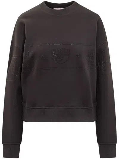CHIARA FERRAGNI LOGOMANIA SWEATSHIRT