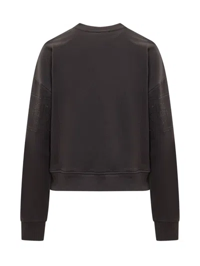 Chiara Ferragni Logomania Sweatshirt - Mini In Black