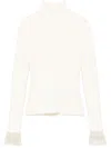Chiara Ferragni Lurex-detailing Top In White