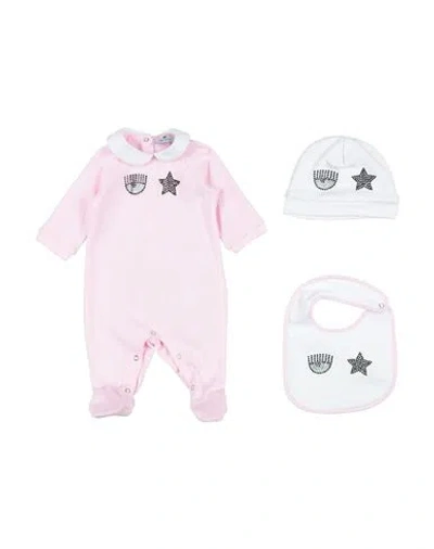 Chiara Ferragni Newborn Girl Baby Jumpsuits & Overalls Pink Size 1 Cotton