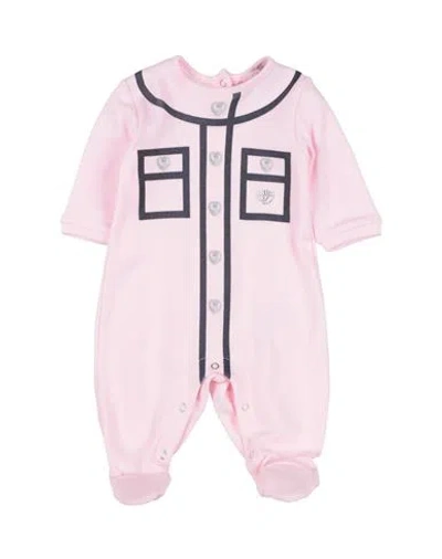 Chiara Ferragni Newborn Girl Baby Jumpsuits & Overalls Pink Size 3 Cotton