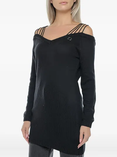Chiara Ferragni Off-shoulder Top In Black
