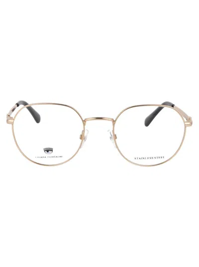 Chiara Ferragni Cf 1012 Glasses In J5g Gold