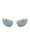 Chiara Ferragni Oval-shape Sunglasses In White