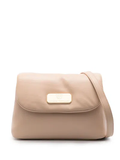 Chiara Ferragni Padded Cross Body Bag In Neutrals