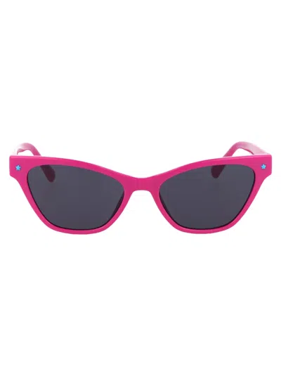 Chiara Ferragni Pink Acetate Sunglasses In Multi