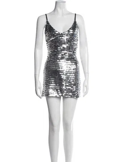 Pre-owned Chiara Ferragni Printed Mini Dress