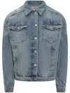 Chiara Ferragni Punk 414 Jacket In Blue