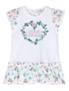Chiara Ferragni Rhinestone-logo Dress In White