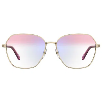 Chiara Ferragni Round Frame Sunglasses In Eyr/15 Gold Pink
