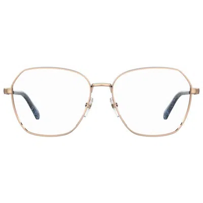 Chiara Ferragni Round Frame Sunglasses In Lks/15 Gold Blue