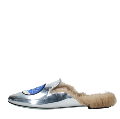 Chiara Ferragni Sandals In Argento Chiari E Naturali