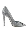 Chiara Ferragni Sequined High Heels In Gray